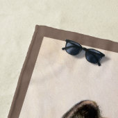 Serviette De Plage Akita Peinture - Cute Original Chien Art (En situation)