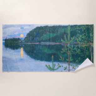 Serviette De Plage Akseli Gallen-Kallela - Nuit du printemps