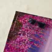 Serviette De Plage Alaskan Cotton Candy Mountain Beach Towne (En situation)