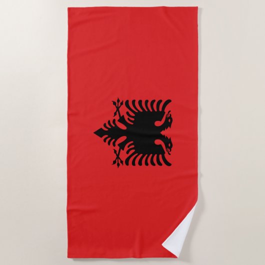 Serviette De Plage Albanie (Devant)