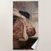 Serviette De Plage Albert Edelfeel - La Parisienne / Virginie (Devant)