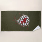 Serviette De Plage Alexander the Cardinal Beach Towel (Devant)