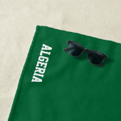 Serviette De Plage Algérie Drapeau splendide patriotique (En situation)