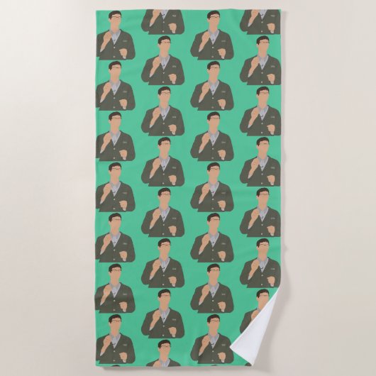 Serviette De Plage Algues (Devant)