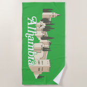 Serviette De Plage Alhambra (Devant)