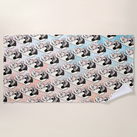 Serviette De Plage Alice (Devant)