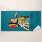 Serviette De Plage Alice à Wonderland (Devant)