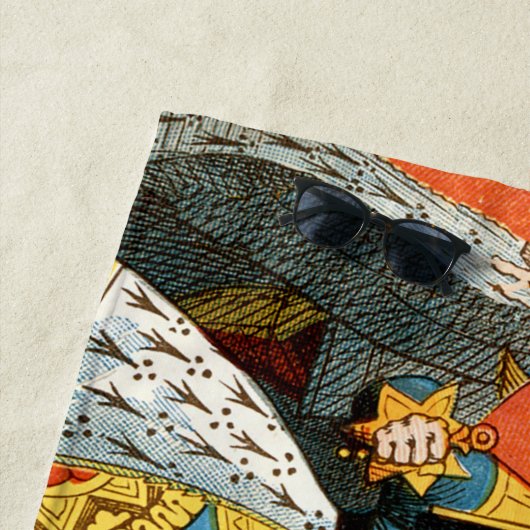 Serviette De Plage Alice à Wonderland (En situation)