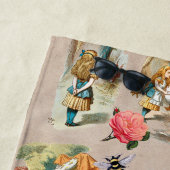 Serviette De Plage Alice à Wonderland Cheshire Cat Characters (En situation)