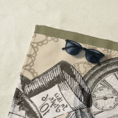 Serviette De Plage Alice au pays des merveilles Rideau Art classique (En situation)