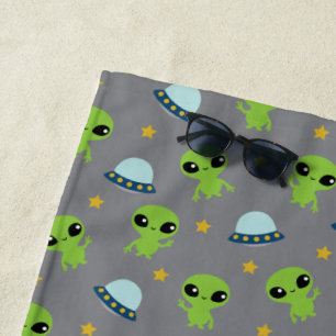 Serviette de plage Alien