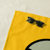 Serviette de plage Alien (En situation)