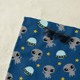 Serviette de plage Alien