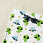 Serviette de plage Alien (En situation)
