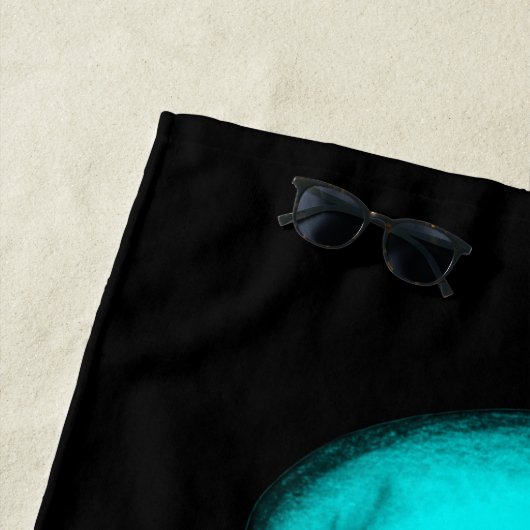 Serviette De Plage Alien (En situation)