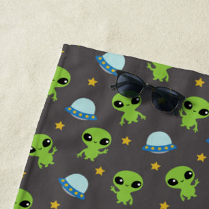 Serviette de plage Alien