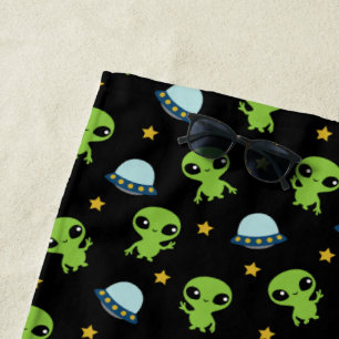 Serviette de plage Alien
