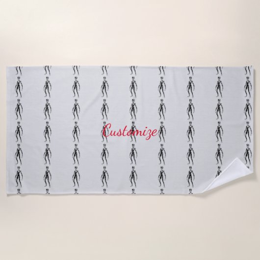 Serviette De Plage Alien UFO Thunder_Cove (Devant)