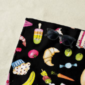 Serviette De Plage Alimentation (En situation)