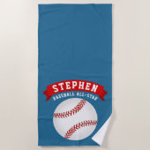 Serviette De Plage All-Star de baseball (Devant)