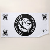Serviette De Plage Allée de requin - Gansbaai | Plongée avec requin (Devant)
