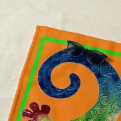 Serviette De Plage Allez Voir Le Lizard (En situation)