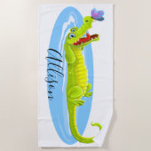 Serviette De Plage Alligator (Devant)