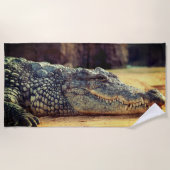 Serviette de plage Alligator (Devant)