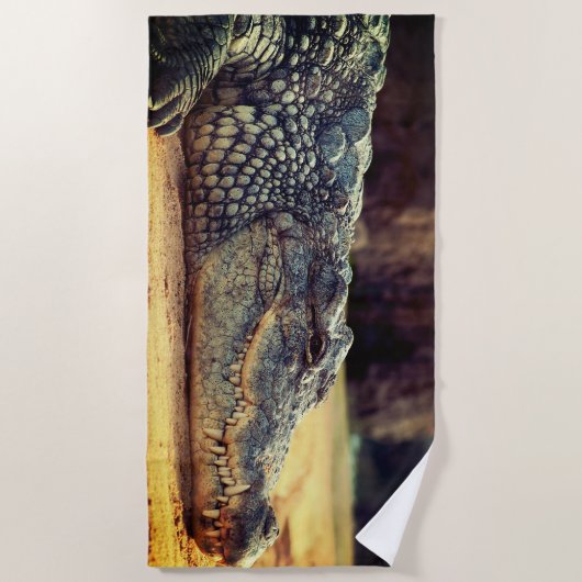 Serviette de plage Alligator (Devant)