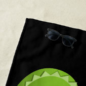 Serviette De Plage Alligator en amour (En situation)