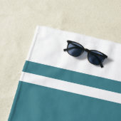 Serviette De Plage Alligator - Le Lotus Blanc (En situation)