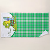 Serviette De Plage Alligator personnalisé (Devant)