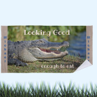 Alligator souriant drôle photo de la faune