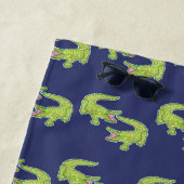 Serviette De Plage Alligators de plage de Palm (En situation)