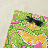 Serviette De Plage Alligators de plage de Palm (En situation)