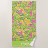 Serviette De Plage Alligators de plage de Palm (Devant)