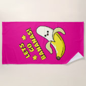 Serviette De Plage Allons Bananes ! (Devant)
