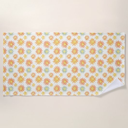 Serviette De Plage Allumez le soleil (Devant)