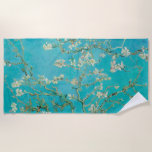 Serviette De Plage Almond Blossom Van Gogh<br><div class="desc">Reproduction vintage de peinture de Fleur d'Amandes par Vincent van Gogh,  1890. Il présente les branches d'amandiers en fleurs contre le ciel. Les amandiers fleurissent au début du printemps et symbolisent le début d'une nouvelle vie. Van Gogh a fait de ce tableau un cadeau pour son nouveau-né neveu.</div>