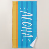 Serviette De Plage Aloha (Devant)