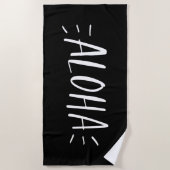 Serviette De Plage Aloha (Devant)