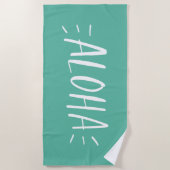 Serviette De Plage Aloha (Devant)
