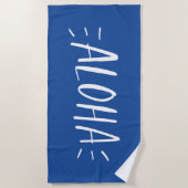Serviette De Plage Aloha (Devant)