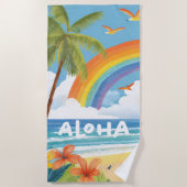 Serviette De Plage Aloha Beach fun (Devant)