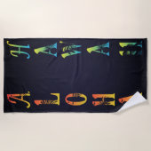 Serviette De Plage Aloha Hawaii (Devant)