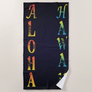 Serviette De Plage Aloha Hawaii