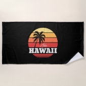 Serviette De Plage Aloha Hawaii (Devant)