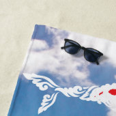 Serviette De Plage Aloha Hawaii (En situation)