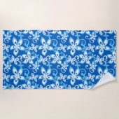 Serviette De Plage ALOHA HAWAII (BLEU x 2) (Devant)