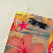 Serviette De Plage Aloha Hawaiian (En situation)